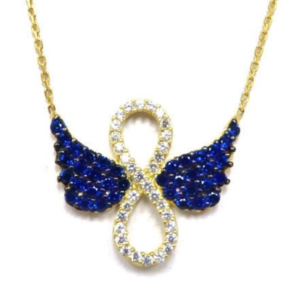 “Guardian Angel” Cubic Zirconia Necklace, NWT-Boutique - Picture 3 of 3